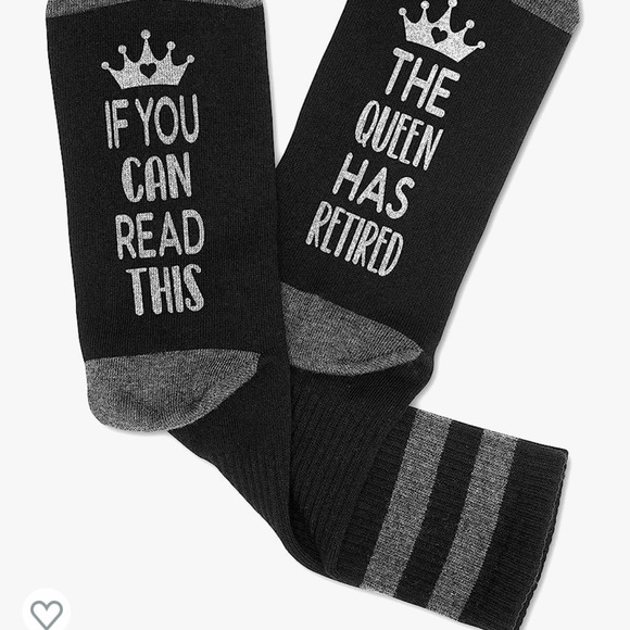 The Queen Has Retired Socks! Brand NEW! Never opened - Picture 2 of 3